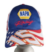 NAPA Racing 15 Michael Waltrip Hat Cap Adjustable VTG New Stars Stripes NASCAR - £11.47 GBP