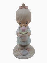 Precious Moments May Figurine 110035 Enesco Porcelain 1987 Flowers No Box - £9.29 GBP