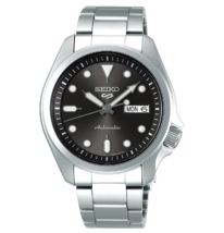 Seiko 5 Sports 40 MM Full Stainless Steel Grey Dial Automatic Watch - SR... - £137.27 GBP