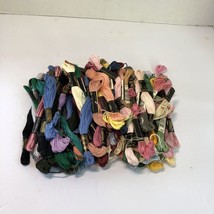 75 Skeins of DMC Embroidery Floss Cotton Mostly Full - $39.59