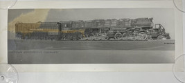 Vintage train locomotive art print on Kodak paper by E.W. Bearman 20x8 in. - £28.27 GBP
