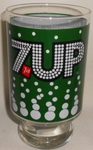 1970s 32 oz LARGE 7up GLASS TUMBLER - £23.45 GBP