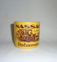 Nassau Bahamas Vintage Souvenir Mug Cup Federal Glass 1960s Made USA Milk Glass - £7.70 GBP