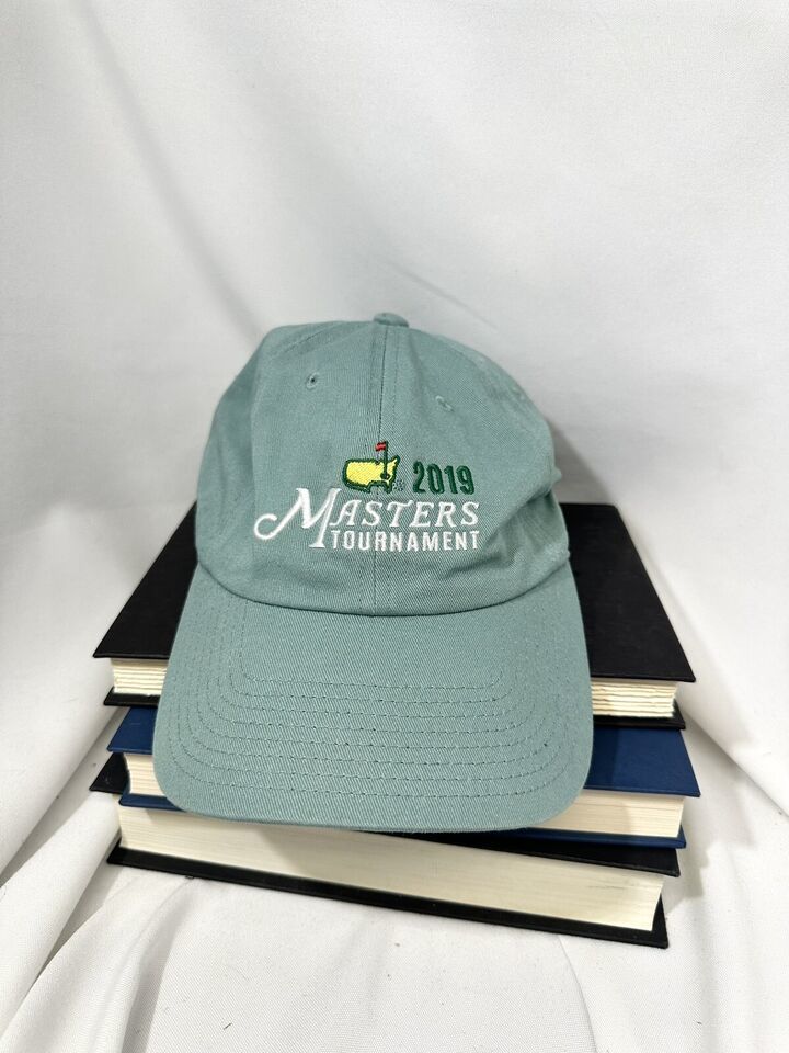 2019 MASTERS TOURNAMENT Augusta Teal  Green American Needle Adjustable Hat - $19.64