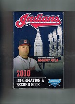2010 Cleveland Indians Media Guide MLB Baseball Hafner Cabrera Santana Brantley - £19.47 GBP