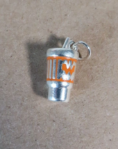 James Avery Sterling Silver Whataburger Soda Cup Enamel Charm - £55.15 GBP