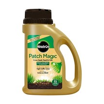 Scotts Miracle-Gro Patch Magic Grass Seed, Feed and Coir Shaker Jar, 1015 g  - $25.00