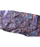 Snake Skin Snakeskin Pleated Metallic Purple - £17.24 GBP