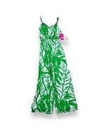 New Lilly Pulitzer x Target Green/White Tropical Jumpsuit Romper Womens ... - £22.12 GBP