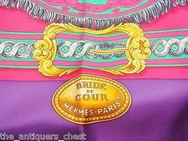 Hermes Paris 2015 &quot;Bride de Cour&quot; scarf 34&quot; side. new in box - £473.34 GBP