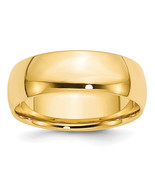 10k Gold 7mm Lightweight Comfort Fit Wedding Band Size 9 1CFL070 - $1,078.57 CAD