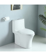 Dual-Flush Toilet: 1.1/1.6 GPF, Elongated, Comfort Height - $764.53 CAD