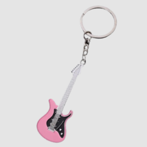 Liitle Rock Skull Style Guitar Keychain - $3.00