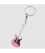 Liitle Rock Skull Style Guitar Keychain - £2.34 GBP