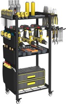 Artibear 4-Tier Rolling Power Tool Organizer Storage Cart,, Gift For Men Dad - £63.19 GBP