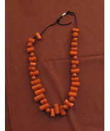 Red Stained Necklace - $25.00