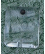 Nice Vintage Hanging Crystal Piece,  GOOD COND, SMALL SQUARE SHAPE - $5.36 CAD