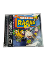 Nicktoon Racing Sony Playstation PS1 Video Game 2001 Black Label Complete - $32.95