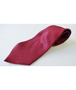 ALFANI made in Italy Silk Necktie Tie Diamong pattern Burdundy red color... - £22.94 GBP