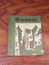 1956 A Pocket Guide to Germany Booklet, DoD Pamphlet 2-7 - £7.19 GBP