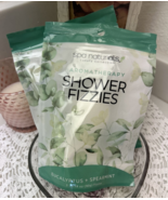 (2) Spa Naturals Aromatherapy Eucalyptus and Spearmint Shower Fizzies, 6... - $7.99