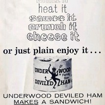 Underwood Company Deviled Ham 1965 Advertisement Devil Logo Antique DWNN4 - $19.99