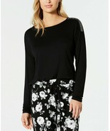 INC International Concepts Women&#39;s Long Sleeve Metallic Trim Pajama Top,... - $340.52 MXN