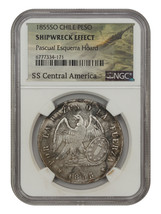 Chile: S.S. Central America: 1855-So 1 Peso NGC Shipwreck Effect ex: Pas... - £443.92 GBP