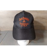 Jack Daniel&#39;s Tennessee Fire Trucker Hat Cap Adjustable Mesh Black Embro... - £9.74 GBP