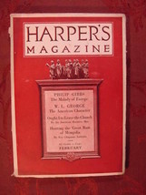 Harper&#39;s February 1921 W L George Philip Gibbs Clarence Day Richard Le Gallienne - £10.19 GBP