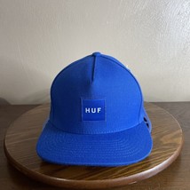 HUF Hat Adult Blue Acrylic Wool Snapback Cap Skateboarding Classic - $13.09