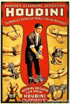 Houdini Handcuff Poster Fine Art Lithograph S2 Art - £239.00 GBP