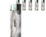 Elephant Art D34 Lighters Set of 5 Electronic Refillable Butane  - $15.79