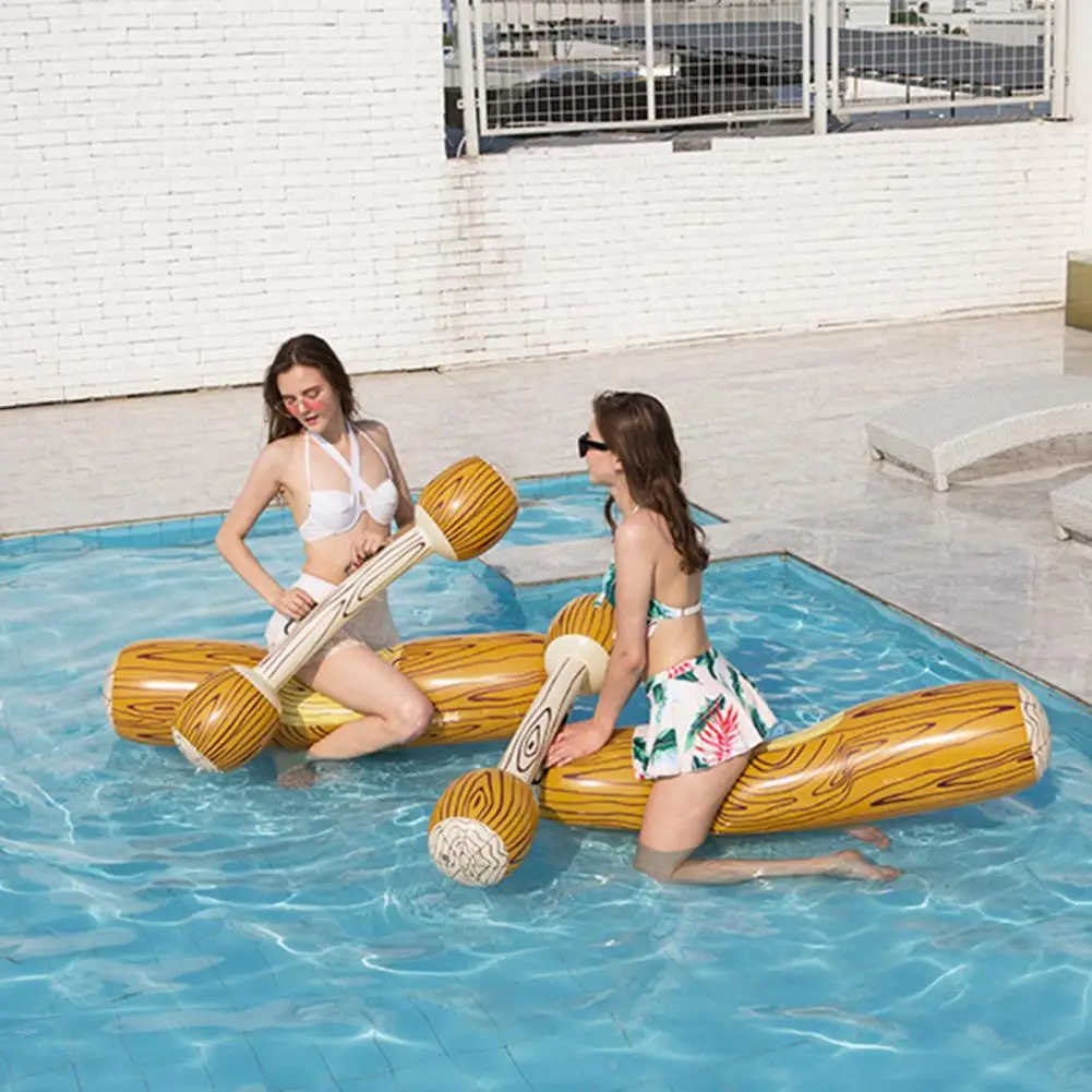 Floating Row Flexible Inflatable PVC Swimming Playing Floating Bar for Pool 4 - £22.05 GBP