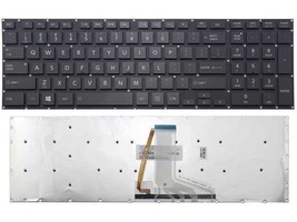 US Black Backlit English Keyboard (without frame) For Toshiba Satellite P55T-B51 - $76.80