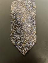 David Donahue 100% Silk Neck Tie Men’s Paisley Made In Italy 3&quot; / 60 Len... - $18.79