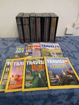 National Geographic Traveler Magazine Lot Of  40+ With Storage Cases - $98.10