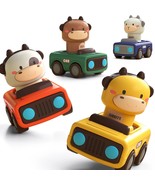 Press And Go Car Toys For Toddlers 1-3, Baby Animal Racing Cars, Infant ... - £28.43 GBP