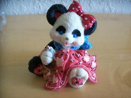 1994 Enesco Pandannas “Sew Much Love Fur You” Figurine  - £14.43 GBP