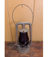 Vintage Embury Defiance No. 0 Kerosene Lantern - Ruby Red Dietz Fitzall ... - $57.87