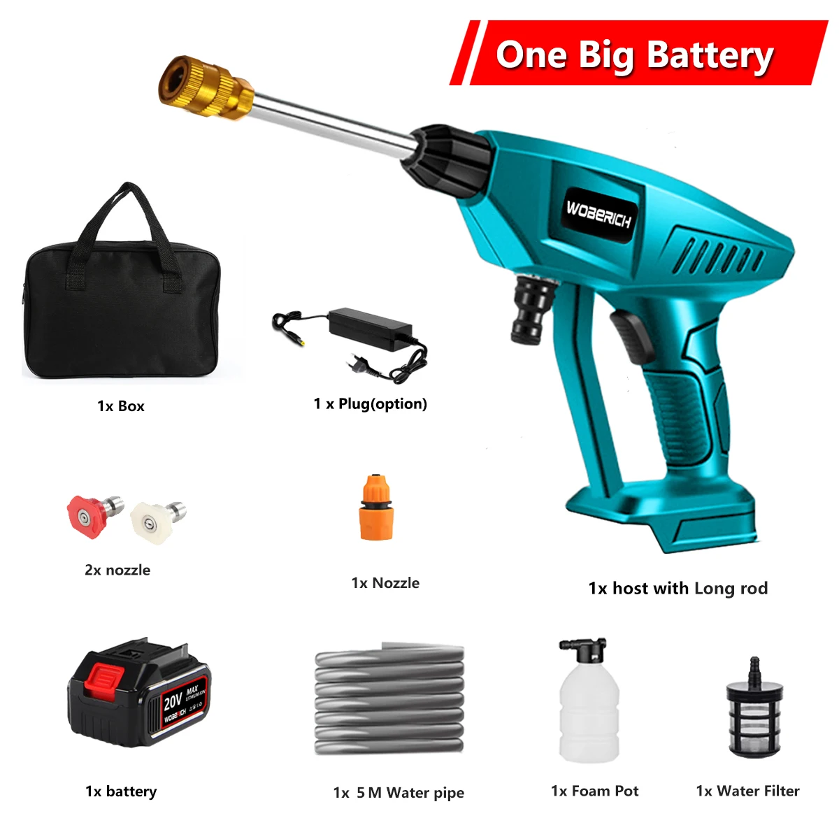 Cordless High Pressure Car Wash Water Spay  Portable Washer Rechargeable... - $354.62