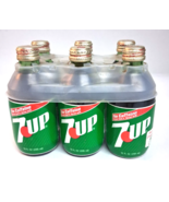 Vintage 7-UP Styrofoam Label 10 oz Green Glass 1980s Seasons Greetings 6... - $909.39 MXN