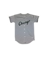 Vintage Chicago White Sox Jersey Youth Large Grey MLB Majestic - $33.33 CAD