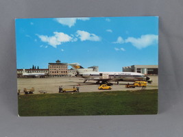 Vintage Postcard - Stuttgart Airport Lufthansa Plane - Dino Sassi - £11.74 GBP