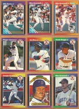 1989 Donruss Boston Red Sox Team Lot 28 Roger Clemens Wade Boggs Jim Rice Greenw - £1.58 GBP
