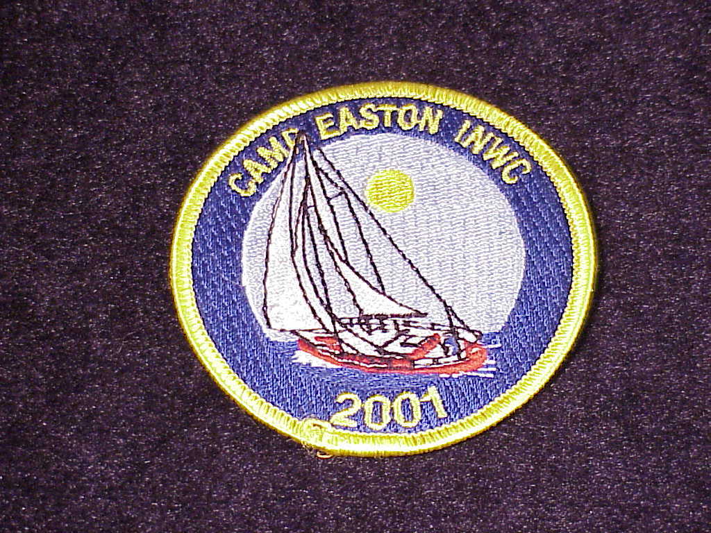 Boy Scouts 2001 Camp Easton INWC Patch, Inland Northwest Council - $5.95
