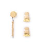 PLANT OATH | Bamboo Dish Brush Set #07 | Eco-Conscious Kitchen Cleaning Set - $417.97 MXN