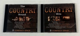 The Country Sound &amp; Country Hits (2002, Lot of 2 CDs) - £11.98 GBP
