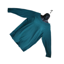 TORRID Fine Knit Sweater, Ribbed Cuffs Tunic Style | Dark Green, Size 3X... - $21.99