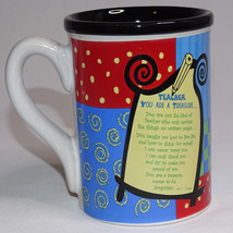 TEACHER COFFEE MUG YOU ARE A TREASURE COLORFUL WITH WORDS On Coffee Mug ... - $2.25